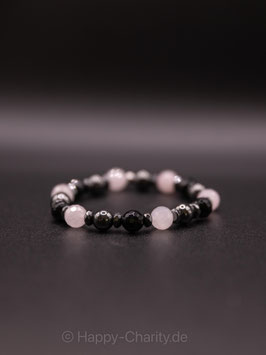 Rosenquarz (facettiert) Armband  6 mm Artikel-Nr. AW6007