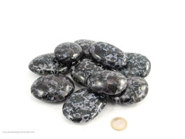 Indigo Gabbro Pebbles/XL Trommelsteine 0,5 kg