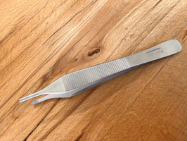 chirurgische Pinzette ADSON-BROWN 120mm atraumatisch 7 / 9 Zähnchen