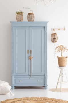 Vintage Kleiderschrank "Romy"in Kittiwake - Einzelstück