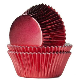 Red Foild Cupcake Wrapper House of Marie Baking