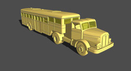 IFA H6/ DAF Aufliegerbus