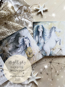 Mondkalender 2025 - Night sky