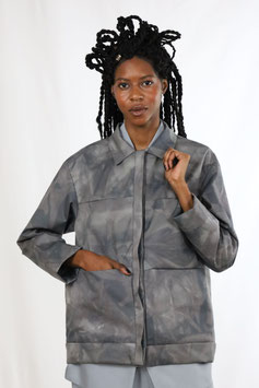 JACKET GREY STAINED