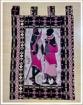 Batikbild *Mwanaume Moja * Afrika