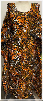 Kaftan/Kleid *Kokichui Manjano* WaxPrint, Gr. S, Afrika