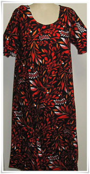Kleid *Majani Ekundu* WaxPrint, Afrika