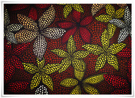 WaxPrint Stoff *Madoa Sikidogo* Meterware,  Afrika