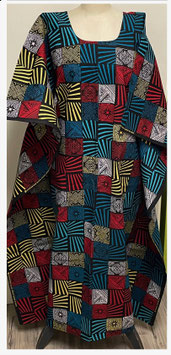 Kaftan/Kleid *Mimraba Narangi* WaxPrint, Gr. M Afrika