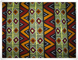 WaxPrint Stoff *Vikichwa ngeu* Meterware,  Afrika