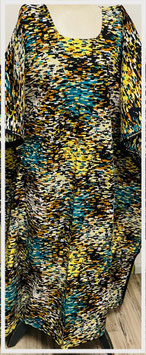 Kaftan/Kleid *Pukuta Kidogo* WaxPrint, Gr. L Afrika