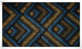 WaxPrint Stoff *Msitari Mafuta* Meterware,  Afrika