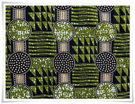 WaxPrint RestStoff *Azeituni Mchoro* Afrika