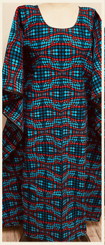 Kaftan/Kleid *Madoa Mabuluu* WaxPrint, Gr. L Afrika
