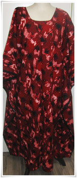 Kaftan/Kleid *Mekundu Msitari* WaxPrint, Gr. L Afrika