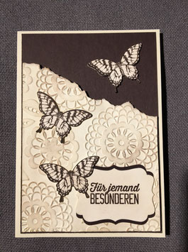 Geburtskarte "Schmetterling"