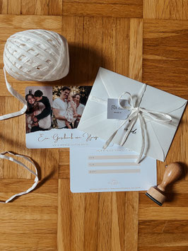 Geschenkgutschein Fotoshooting (gedruckt und verpackt)