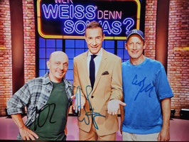 Wer weiss denn sowas Hoecker, Pflaume Möhring Autogramm (2)