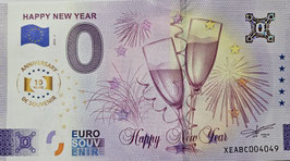 0 Euro Schein Happy New Year XEABC 2025-1 Anniversary