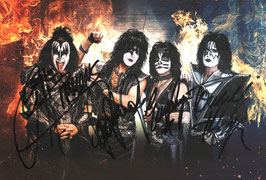 Original KISS Autogramm – Exklusiv signiertes Foto 20×30 cm | Sammlerobjekt