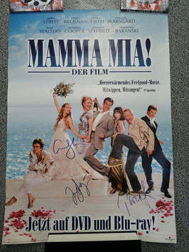 Mamma Mia Cast Pierce Brosnan Meryl Streep  Poster