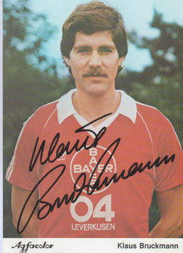 Bruckmann, Klaus Bayer 04 Leverkusen