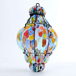 Lanterna Murano Eterna Murrina Multicolore Artigianale