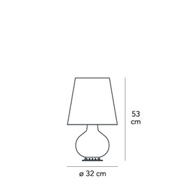 Cono bianco medio per 1853 M Fontana cm 32