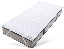 Matratzenauflage Denver  Jekatex, sorgt für einen erholsamen Schlaf und für anspruchsvolle Hygiene. In verschiedenen Größen erhältlich