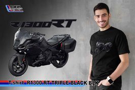 T-SHIRT R1300 RT TRIPLE BLACK BLK