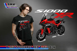 T-SHIRT  S1000XR21 RED Style FNT BLK