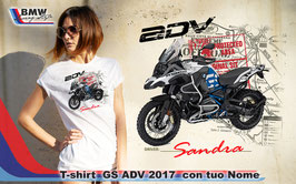 T-SHIRT GS ADV 2017 FNT con nome (taglie Donna e Uomo)