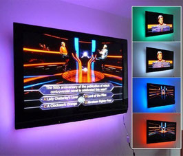Hintergrund Beleuchtung RGB 1 Meter oder 2 Meter oder 5 Meter LED mit Fernbedienung