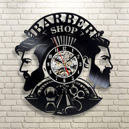 Schallplatten Vinyl Wanduhr BARBER