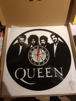 Schallplatten Vinyl Wanduhr Queen