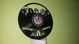Schallplatten Vinyl Wanduhr Guns Rose