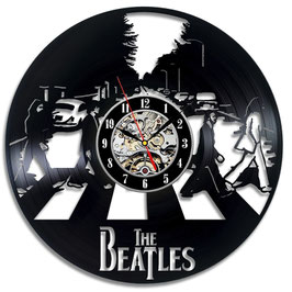 Schallplatten Vinyl Wanduhr Beatles
