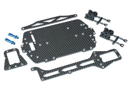 KOHLEFASER CHASSIS UMBAU KIT LATRAX 1/18
