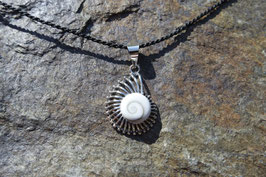 Conch Pendant with Shiva Eye