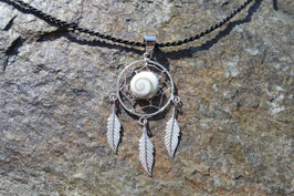 Dream Catcher Pendant with Shiva Eye