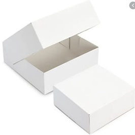 Caja cartón blanca 28x28x9cm 0793