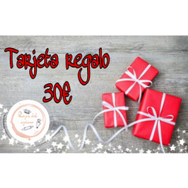TARJETA REGALO NAVIDAD 30€