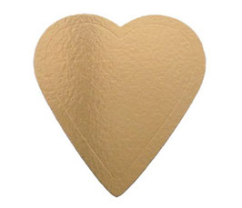 corazón oro san valentín 21cm  0296