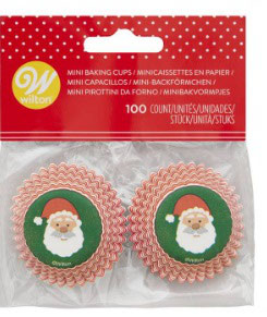 100 mini cápsulas Papá Noel Wilton 0862