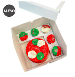 Caja mixta para tarta de 20cm + 5cupcakes 1765