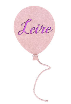 Globo de madera personalizable 1120