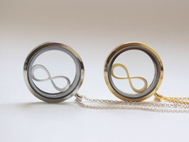 Kette Medaillon Silber