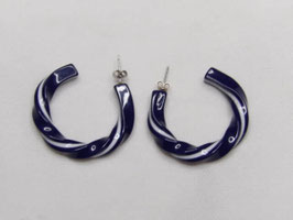 Boucles d'oreilles créoles vintage / Vintage creole earrings