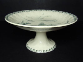 Compotier terre de fer Océan de Gien / Gien cake stand model Océan