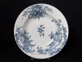 Assiette creuse Grigny modèle Arboras / Grigny shallow bowl model Arboras